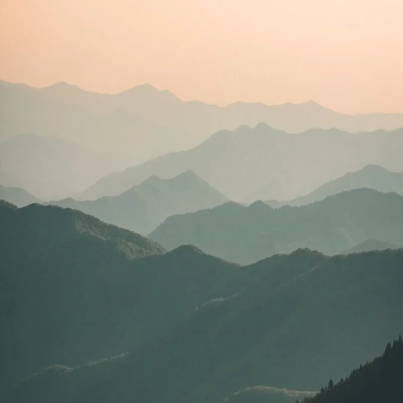 Scenic mountain landscape representing peace and balance - Equilibrium Psychotherapy Madison WI