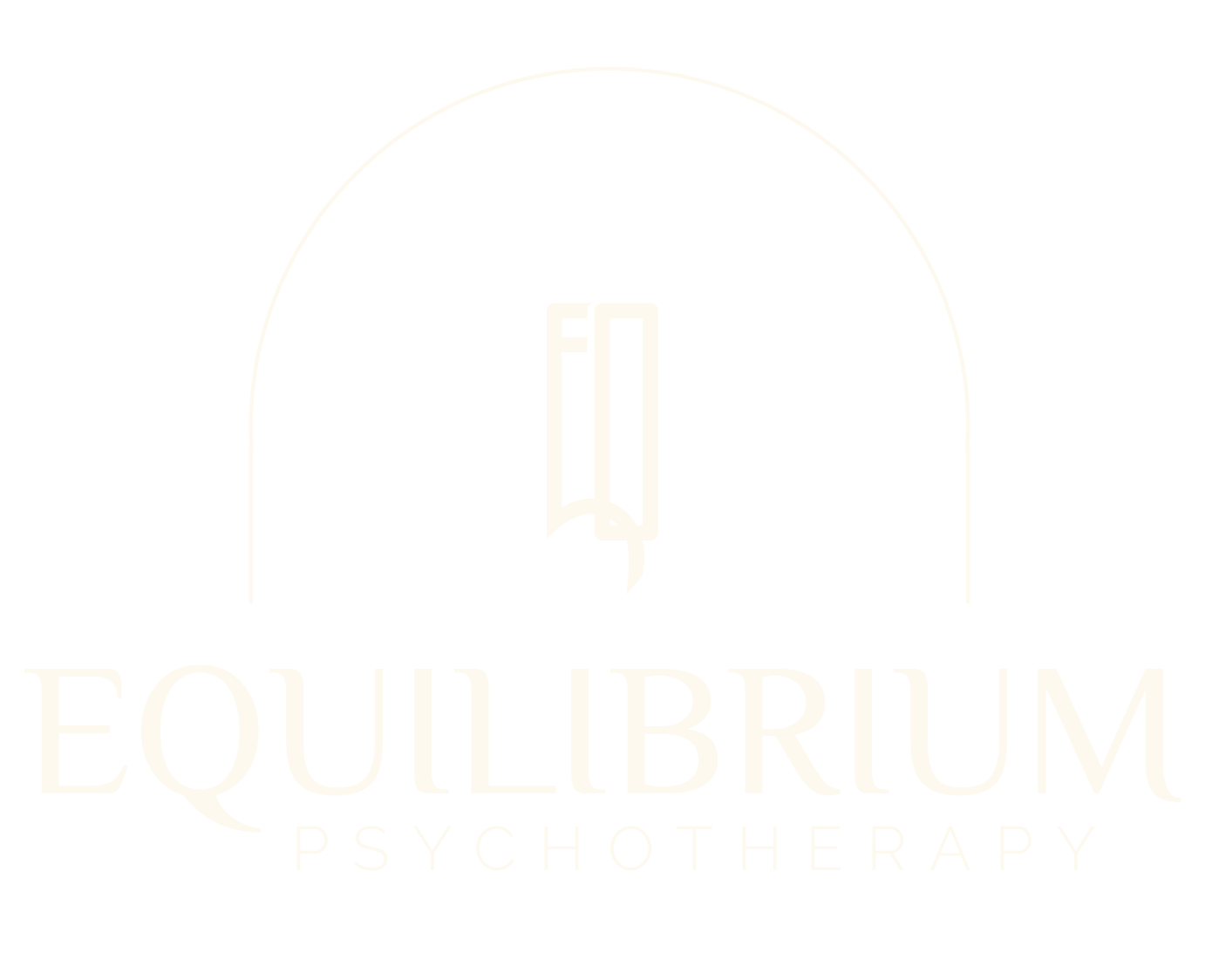 The logo for the therapy practice Equilibrium Psychotherapy LLC out of Madison, WI